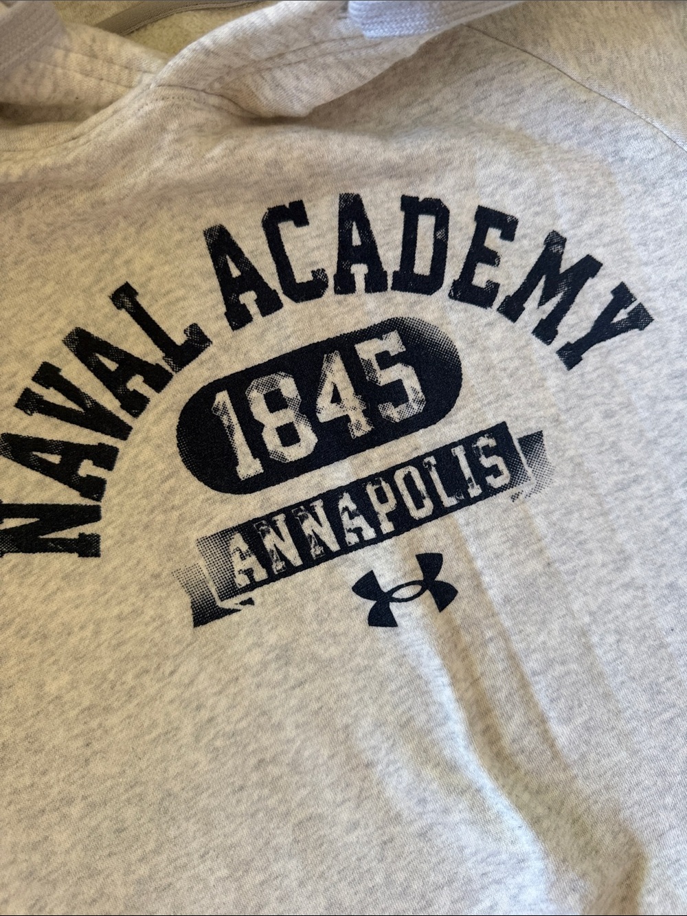 Men’s Under Armour Hooded Sweatshirt - United States Naval Academy - Picture 2 of 5